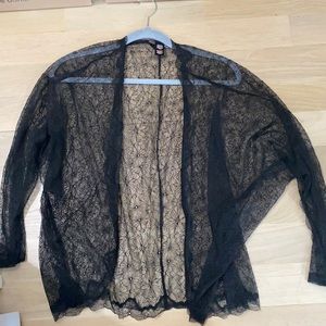 Victoria Secret lace cardigan/robe/ coverup
